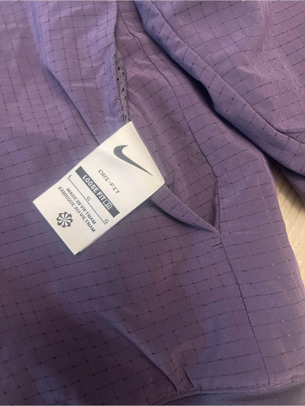 Nike Lavender Jacket with Pink Swoosh - Picture 8 of 8
